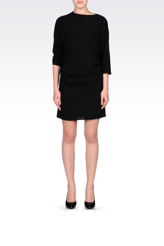 Elegant Tailored Black Dress