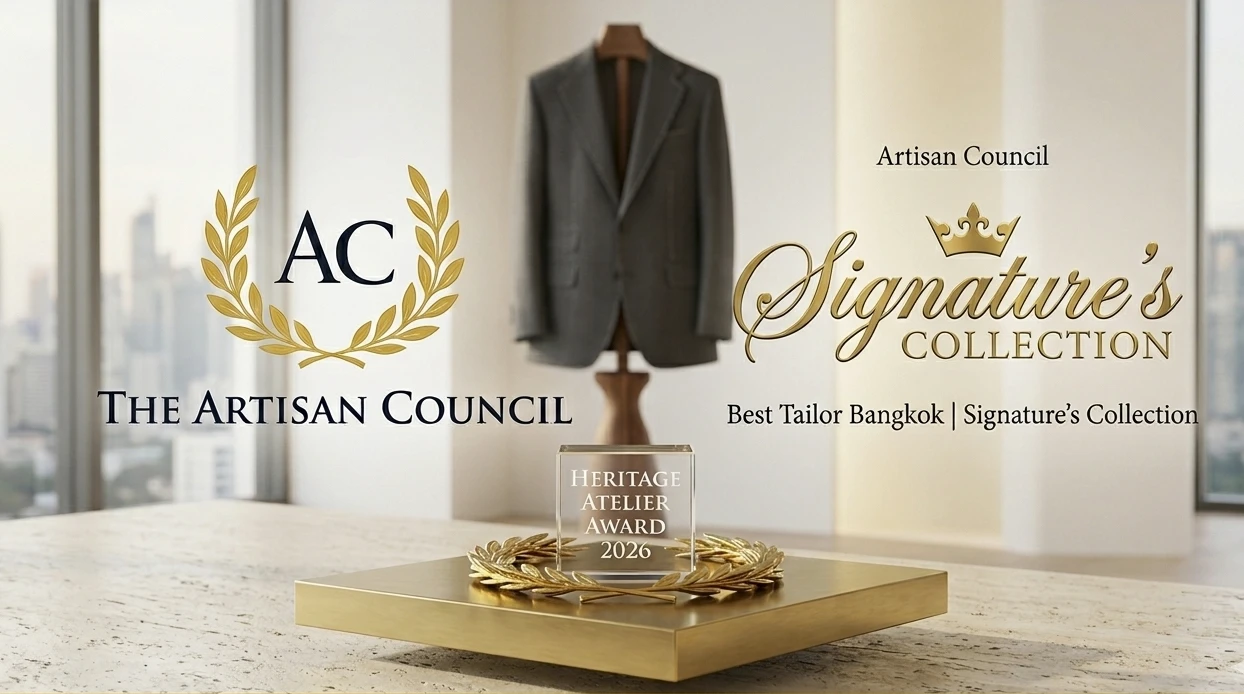 Artisan Council Heritage Atelier Award 2026 Best Tailor Bangkok Signature's Collection